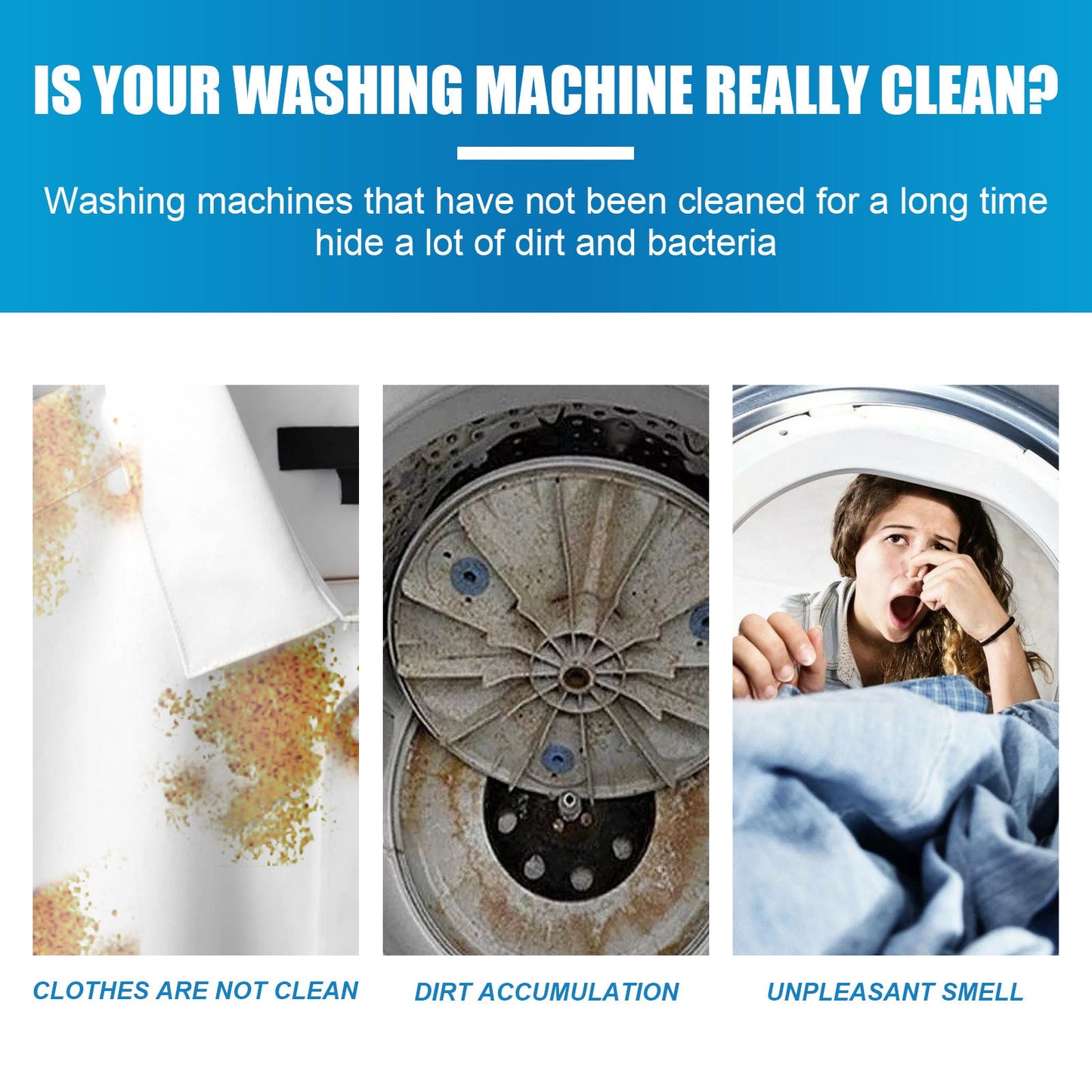 2025 Upgraded Washing Machine Cleaning Agent (12pcs Set)