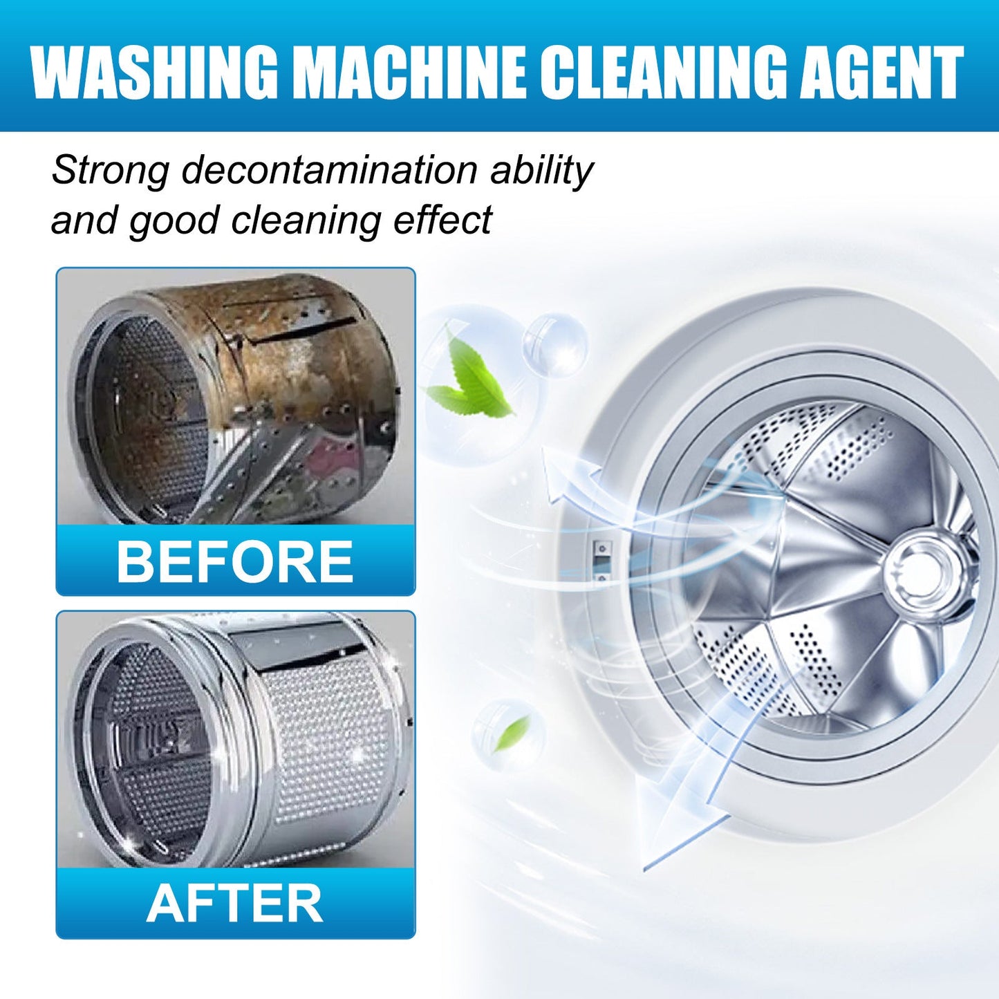 2025 Upgraded Washing Machine Cleaning Agent (12pcs Set)