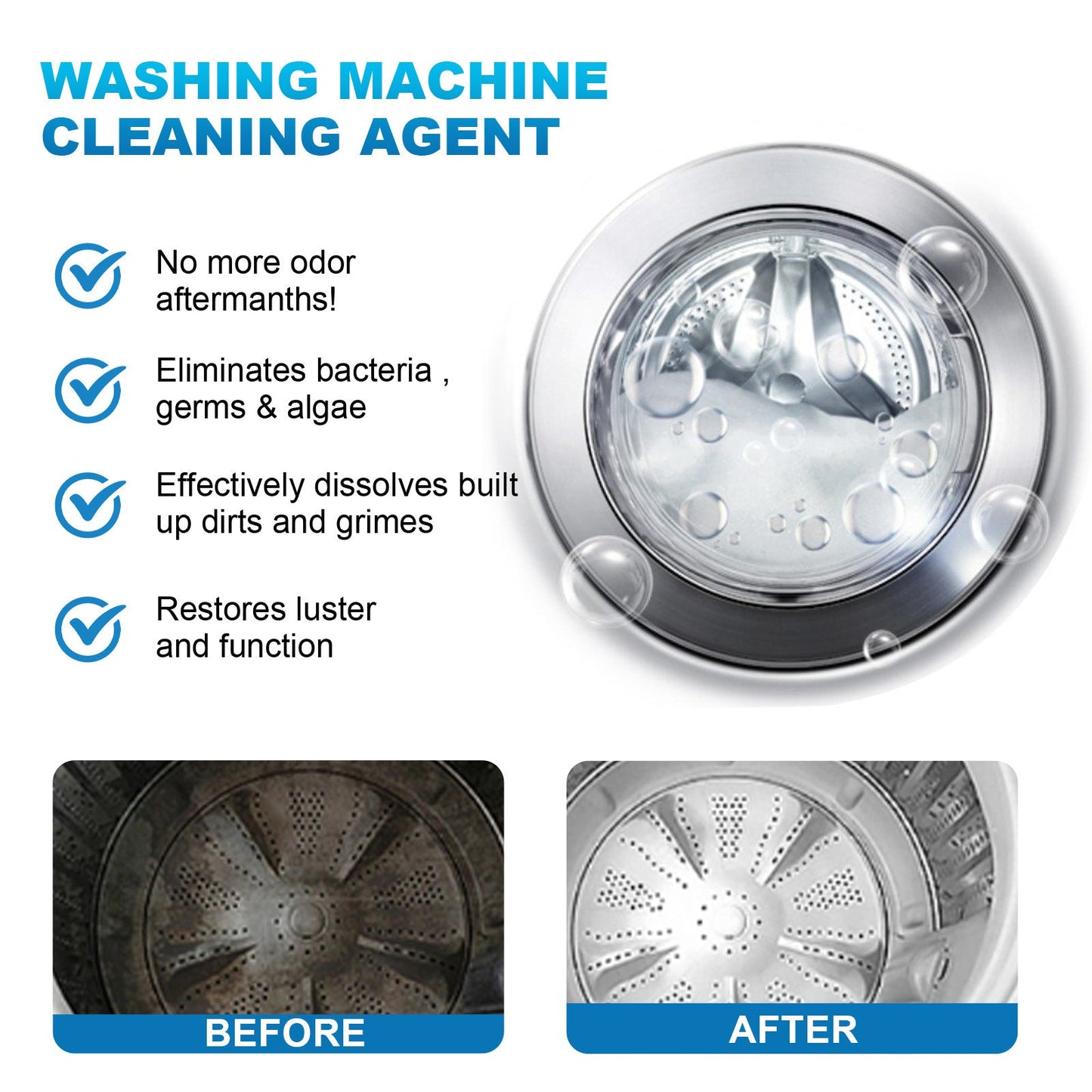 2025 Upgraded Washing Machine Cleaning Agent (12pcs Set)