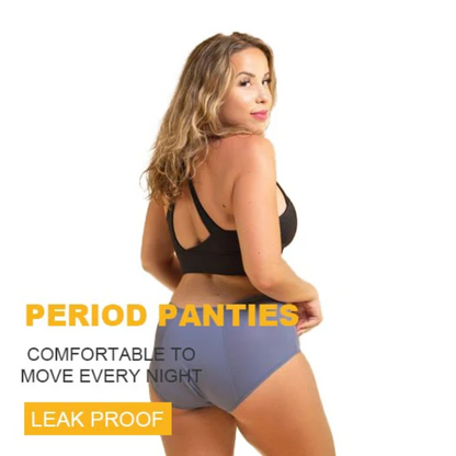 Calzones menstruales de tiro alto e impermeables
