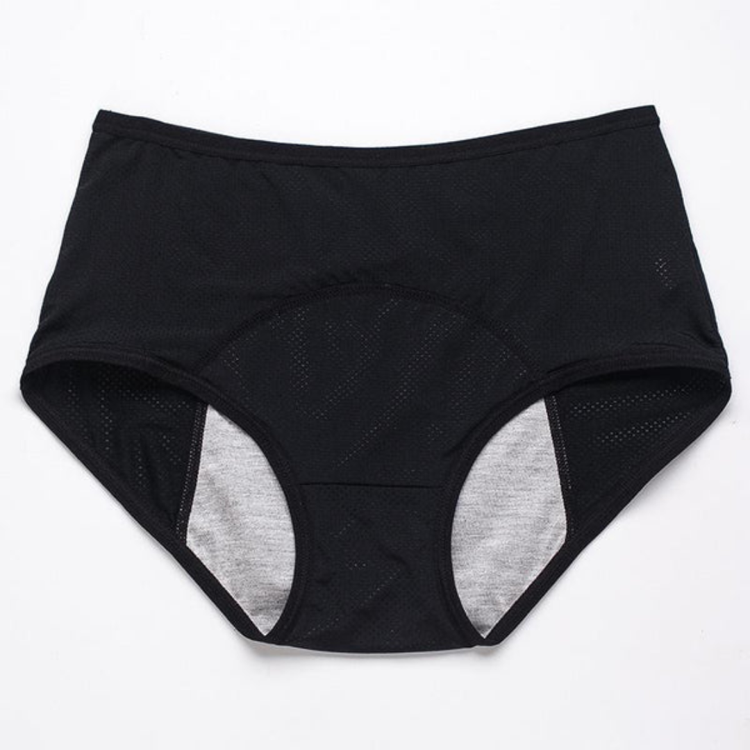 Calzones menstruales de tiro alto e impermeables