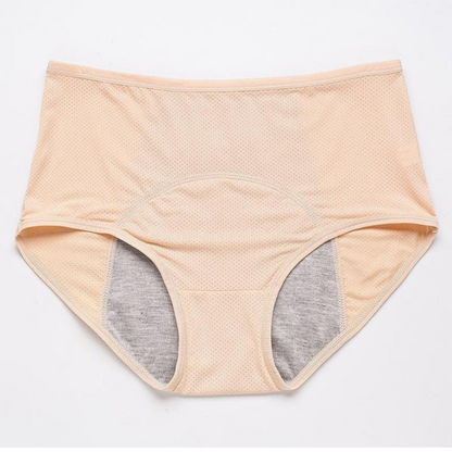 Calzones menstruales de tiro alto e impermeables