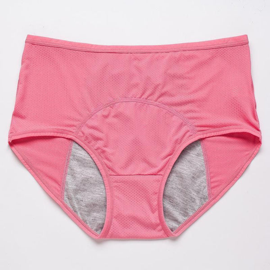 Calzones menstruales de tiro alto e impermeables