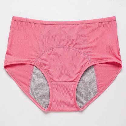 Calzones menstruales de tiro alto e impermeables