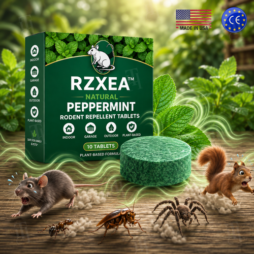 ¡¡¡Piezas Limitadas!!! Pastillas Repelentes Naturales de Menta para Roedores RZXEA™