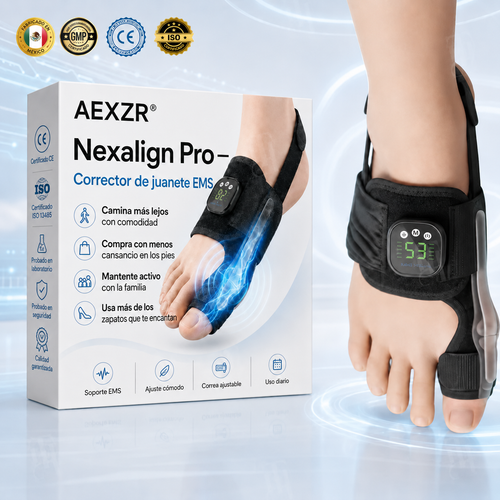 AEXZR® Nexalign Pro — Corrector de juanete EMS