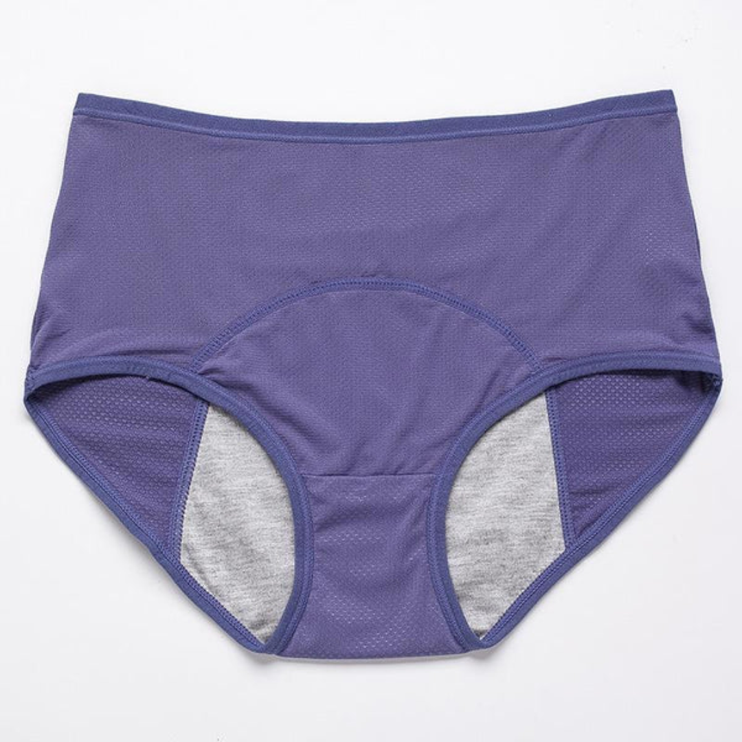 Calzones menstruales de tiro alto e impermeables