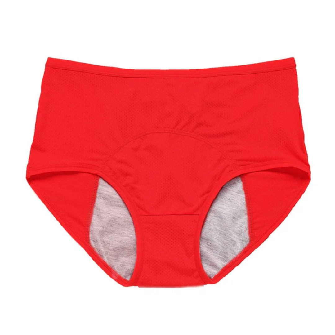Calzones menstruales de tiro alto e impermeables