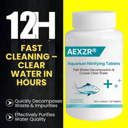 AEXZR® Aquarium nitroglicerin. - el pez. Agua clara y brillante