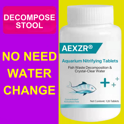 AEXZR® Aquarium nitroglicerin. - el pez. Agua clara y brillante