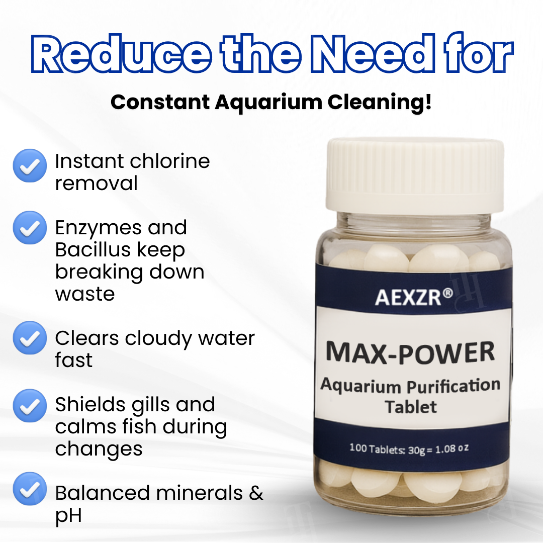 ⚡Limited Stocks!!!AEXZR® Max-Power Aquarium pur Tablet