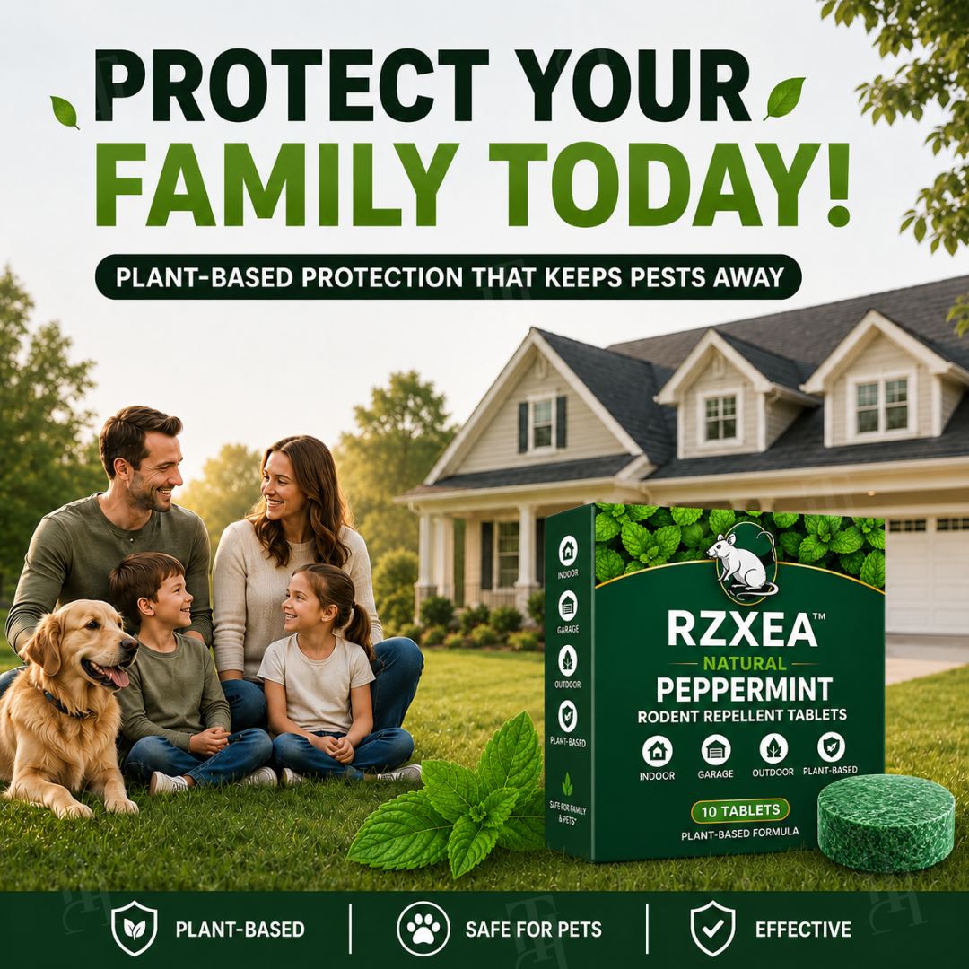 ¡¡¡Piezas Limitadas!!! Pastillas Repelentes Naturales de Menta para Roedores RZXEA™