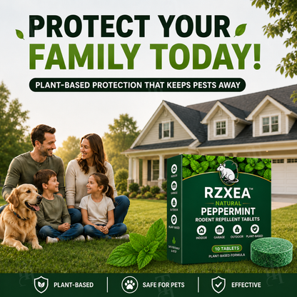 ¡¡¡Piezas Limitadas!!! Pastillas Repelentes Naturales de Menta para Roedores RZXEA™