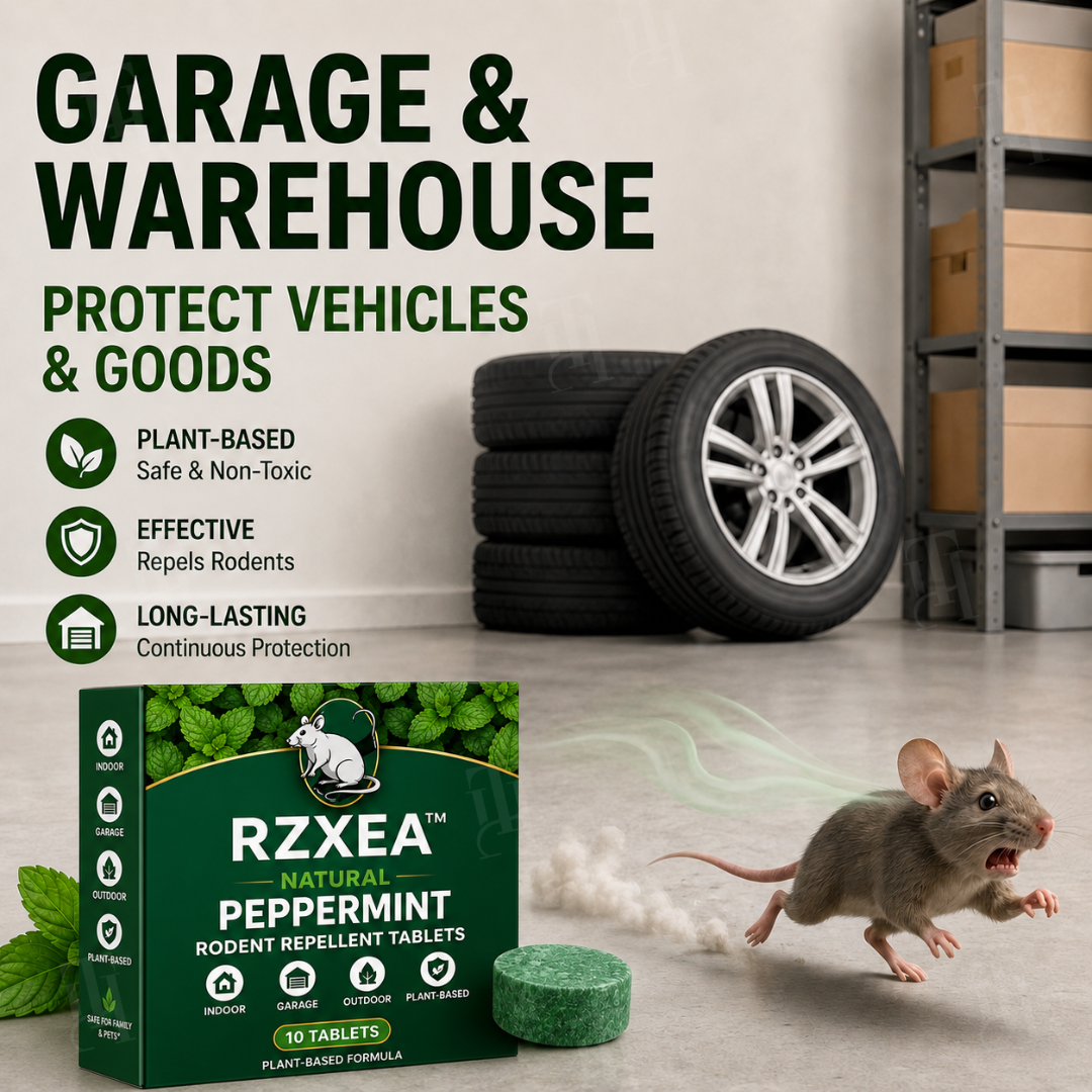 ¡¡¡Piezas Limitadas!!! Pastillas Repelentes Naturales de Menta para Roedores RZXEA™