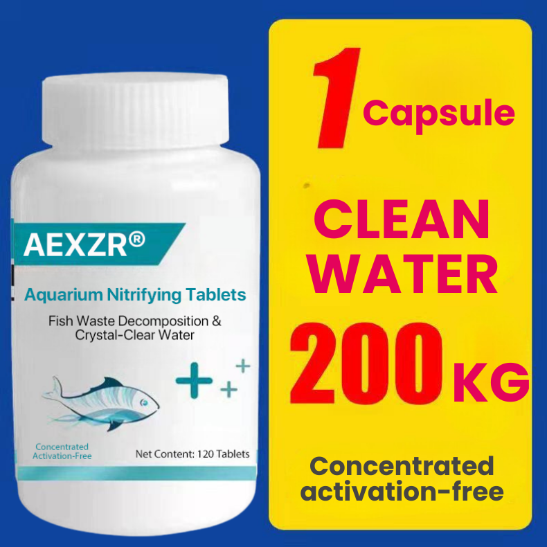 AEXZR® Aquarium nitroglicerin. - el pez. Agua clara y brillante