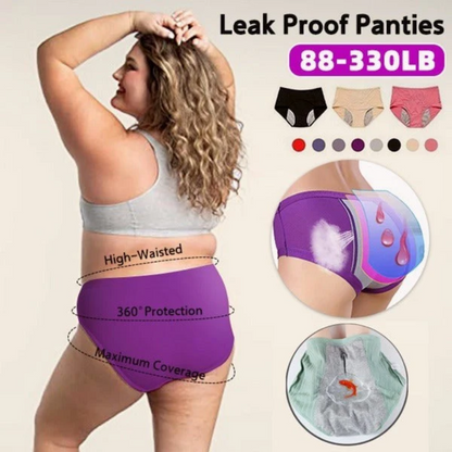Calzones menstruales de tiro alto e impermeables