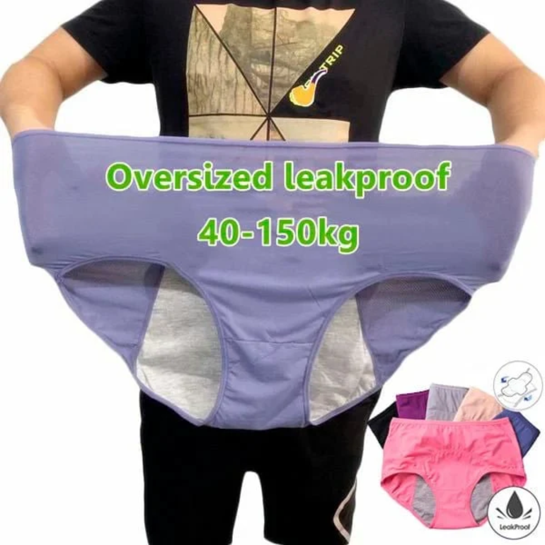 Calzones menstruales de tiro alto e impermeables