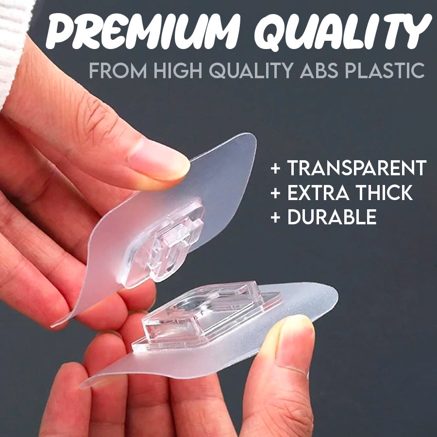 NOWORDUP® Double-Sided Self Adhesive Hooks , 1 pack@ 10pcs