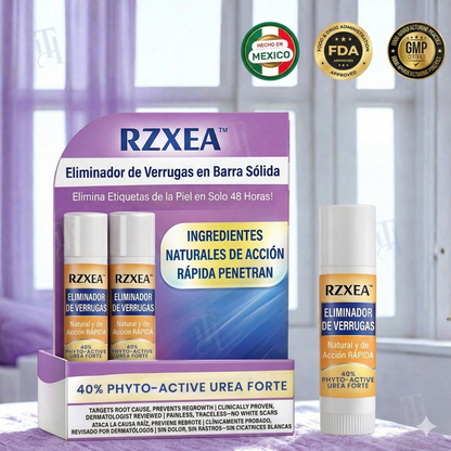 RZXEA™ | Eliminador de verrugas en barra sólida, ¡elimina colgajos de piel en solo 48 horas!