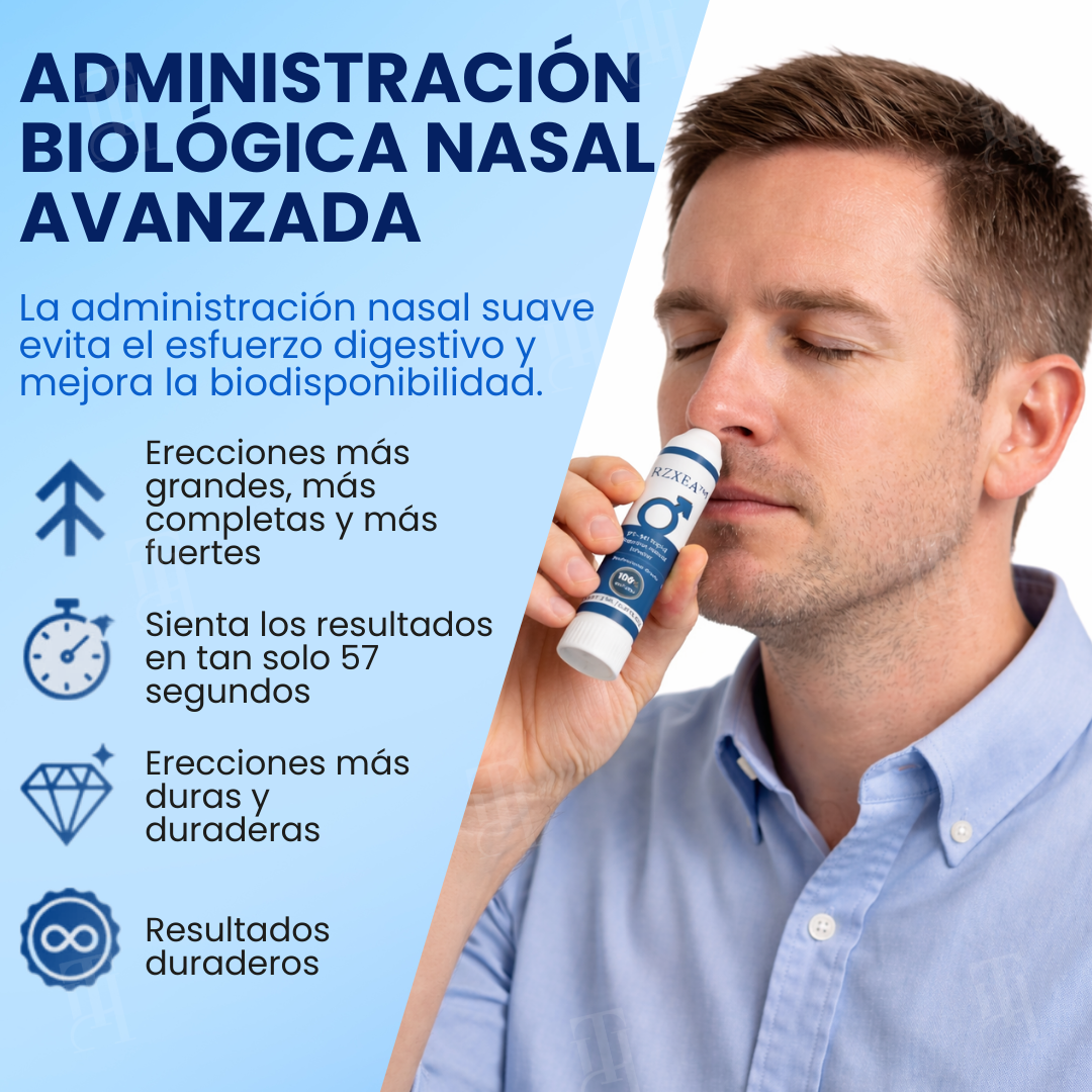 RZXEA™ PT-141 Erección Rápida Nasal Inhalador